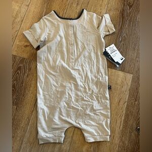 3/4 Rags Essential Feather Grey Shorts Romper